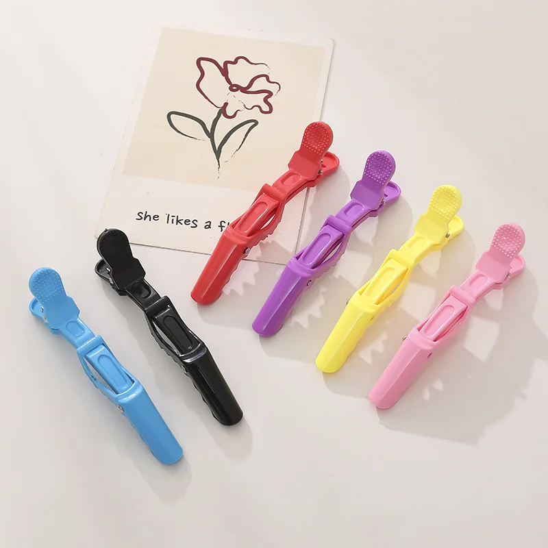 Hair Clips  Wide Teeth & Double-Hinged Design – Alligator Styling Sectioning Clips of Professional Hair Salon Quality product design styling