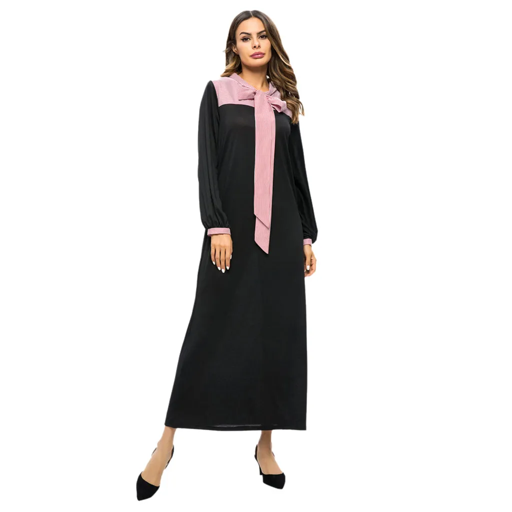 Мусульманское платье Vestidos мусульманская одежда для женщин арабское