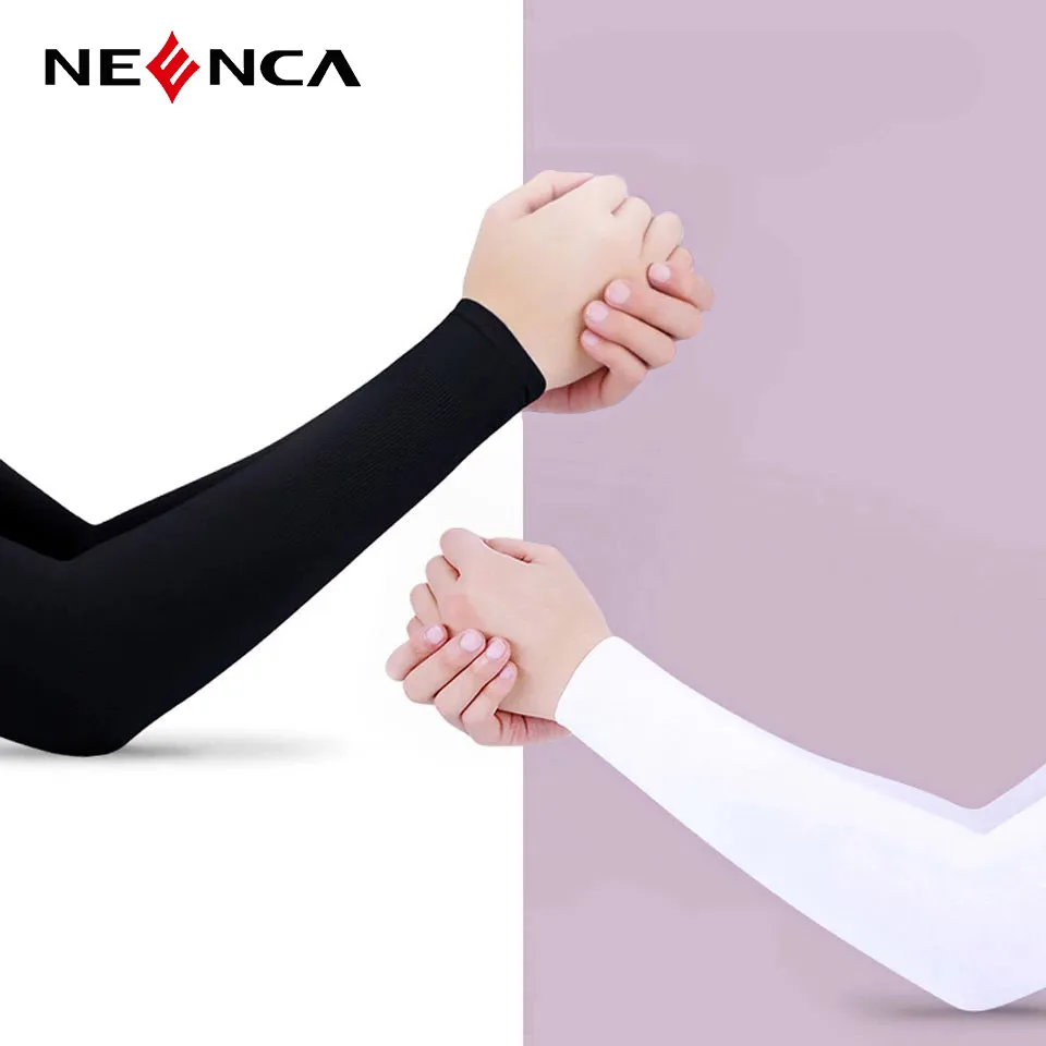 NEENCA-Protector de brazo Unisex, calentador de mangas deportivas para mujer y hombre, protección de mano Solar UV, soporte para correr, pescar, ciclismo y esquí