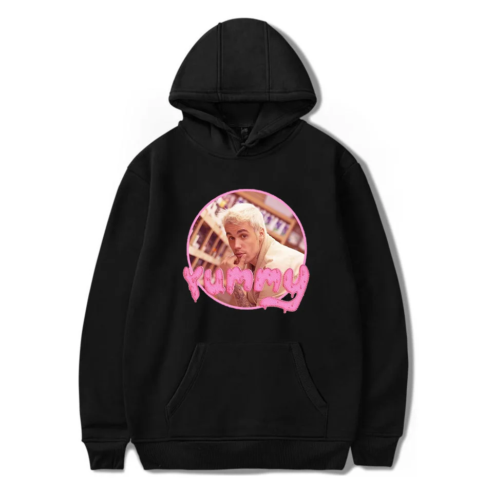 

Harajuku Sweatshirt Women Justin Bieber Yummy Streetwear Hoodies Pink Hoodie Men Polerone Winter Clothes Women Oversized Hoodie