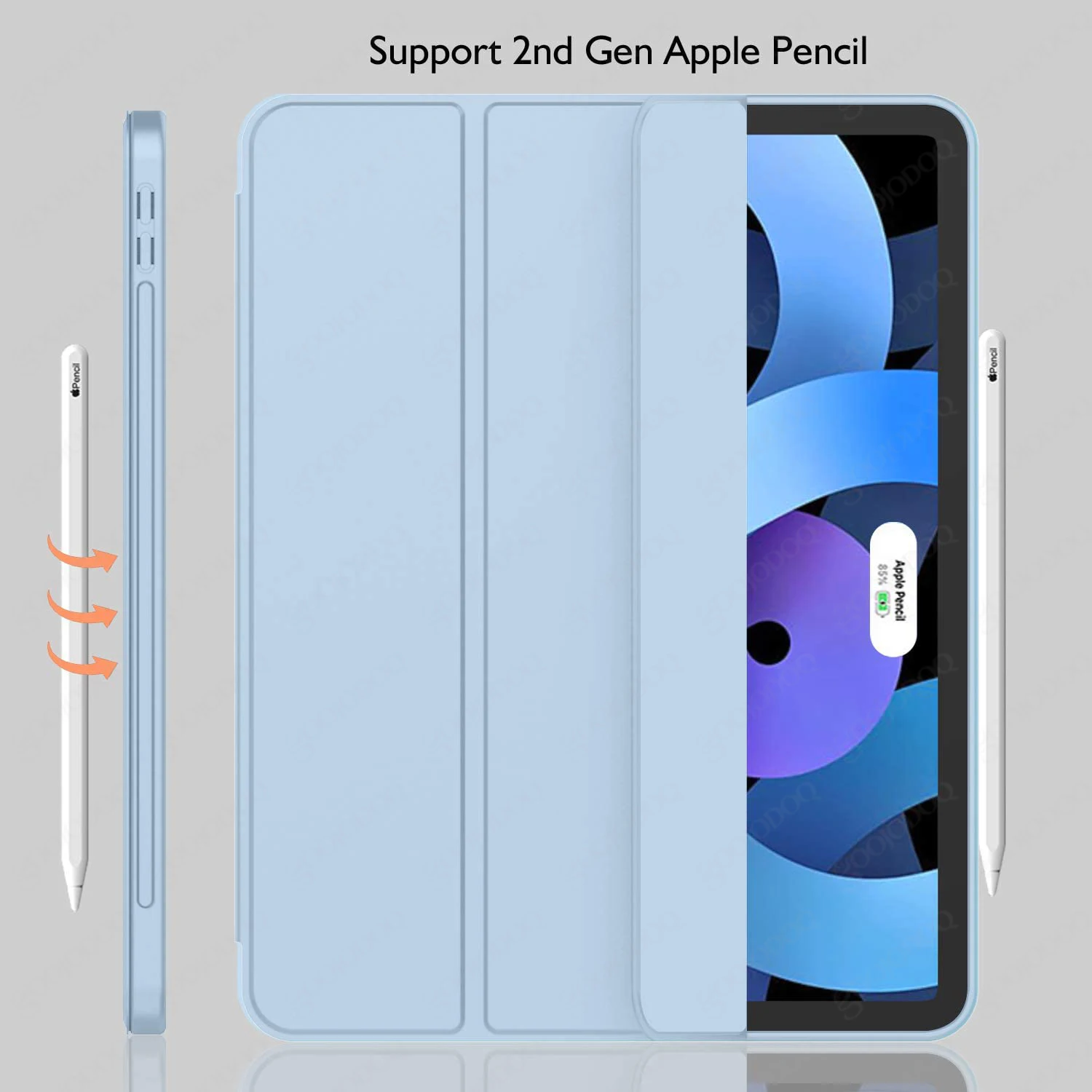 étui/housse/sleeve/pochette pour tablette iPad Pro Air Mini 9.7 10,5 11 et 12.9 tissu velours