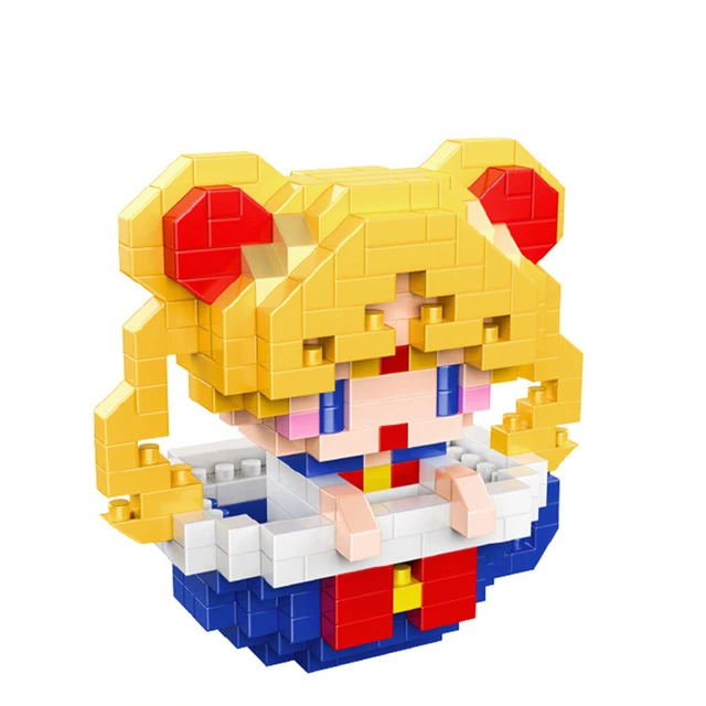 Kawaii Sanriod Small Building Blocks Cartoon Kuromi My Melody Cinnamoroll Kt Animal Model Education Game Graphics Toy Xmas Gift 4