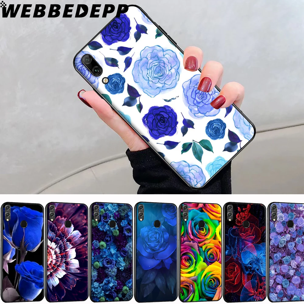 Стандарт Blu-Ray роза цветок мягкий чехол для huawei Honor 6A 7A 9X20 Pro 8A 7C 8C 7X8X8 9 10 lite 20S Note10 View20