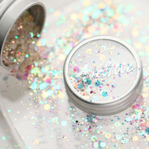 Avelitte Nail Sequins Заказные импортные смешанные ювелирные изделия с блестками НОВЫЕ блестки для ногтей - Цвет: XB-123