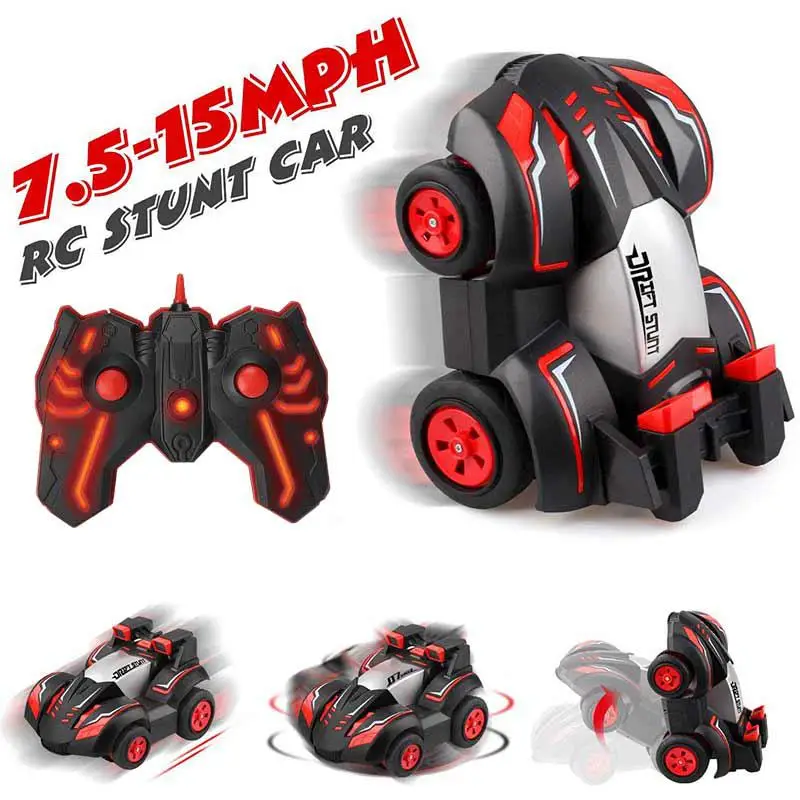 TPFOCUS GW128 RC автомобиль игрушки трюк игрушка для детей Радиоуправляемые светодиодные машины 360 переворачивает и вращает пульт дистанционного управления автомобильные транспортные средства