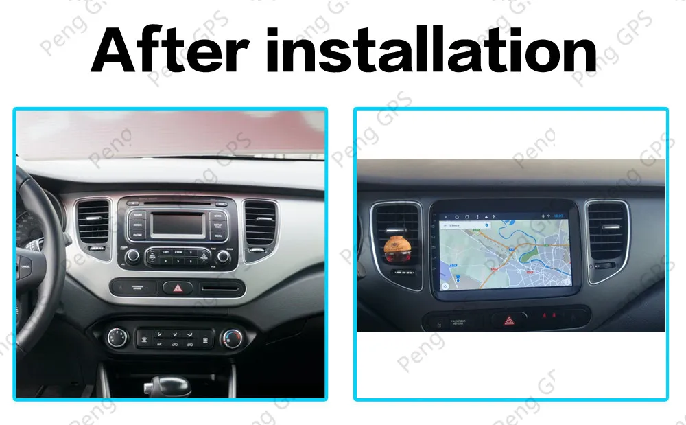 9 дюймов Android 0 4 + 64 ГБ Автомобильный GPS карта навигации для KIA CARENS 2013 2014 2015 2016 2017