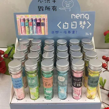 

10pcs Random Portable Mini Hand Washing Soap Paper Sterilization disinfection travel bottled Facial disposable soap Cleaner