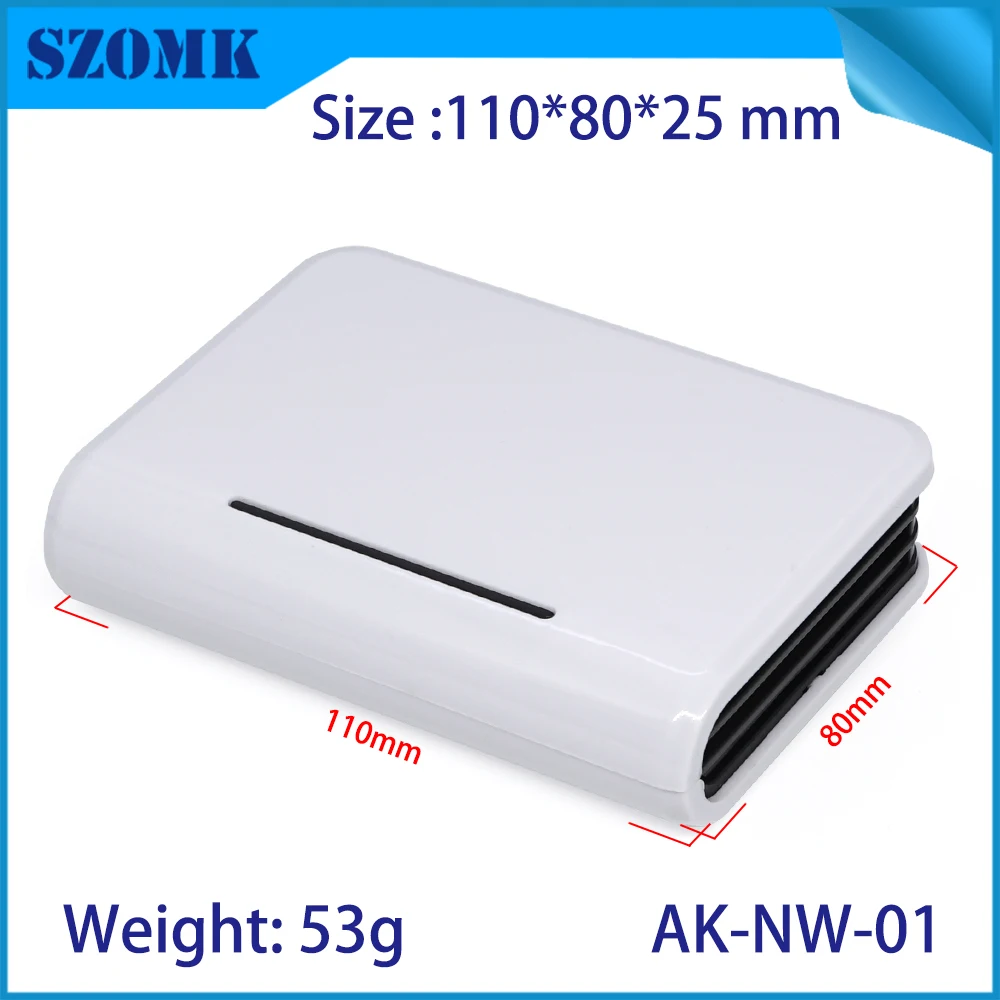 szomk plastic router distribution enclosure box project case for electronics enclosure control housing (7)