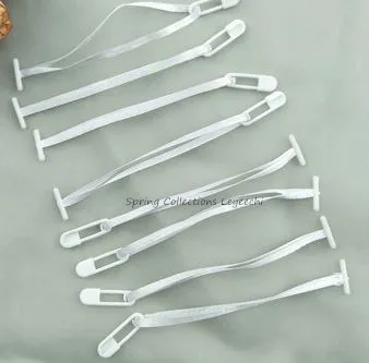 White with pin Белый/черный/серый 100 шт шелковая бирка с ленточкой печать этикетки для одежды веревка для подвешивания пластиковая защелкивающаяся защелка штифт петля крепеж крюк Галстуки аксессуары - Цвет: White with pin