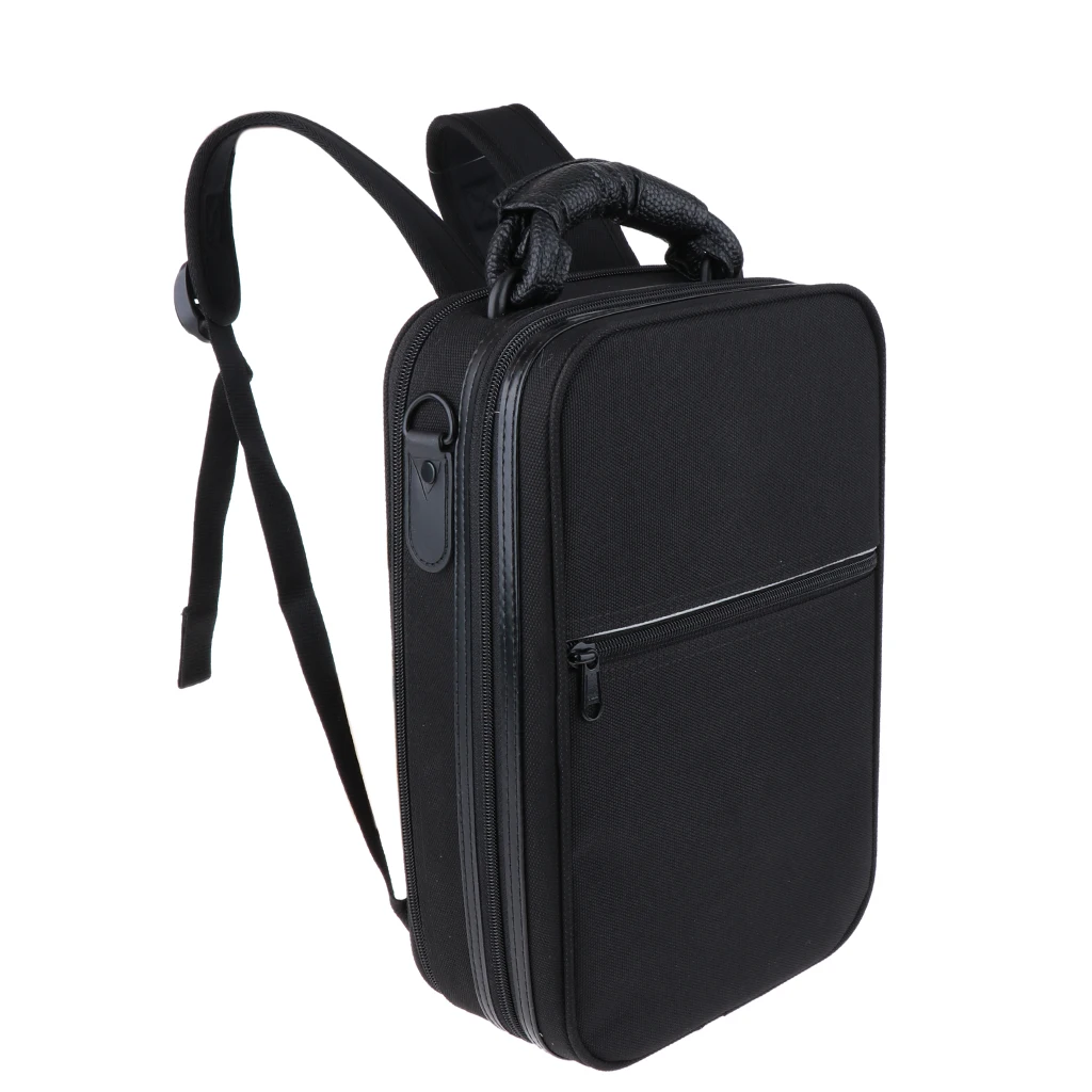 Black Nylon Oboe Bag Case Backpack or Adjustable Single Shoulder Strap