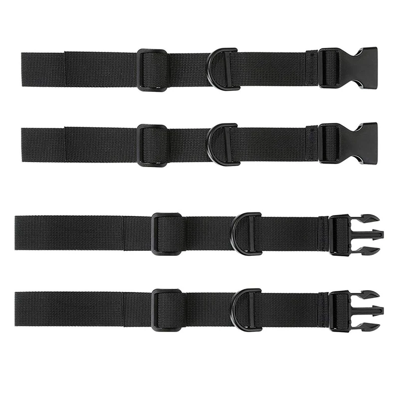 

2 Pieces Backpack Chest Strap Adjustable Backpack Sternum Strap Chest Belt with Buckle for Hiking and Jogging, Black