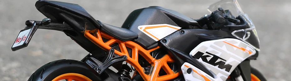 Maisto Сплав 1:18 Модель мотоцикла игрушка Моделирование KTM RC 390 мотоцикл автомобиль спортивный гоночный автомобиль Модель Коллекция игрушек для детей