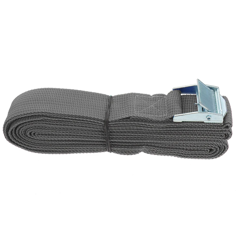 2Pcs 5 Meters Tensioning Belts Adjustable Cargo Straps Ratchet Tie-Down Belt for Car Motorcycle Bike Luggage Bag Bind Belts