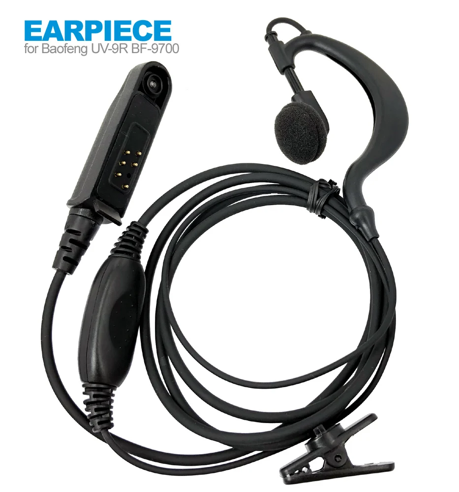 Headset Earphone Mic For Baofeng BF-9700 BF-A58 BF-R760 UV-9R PLUS GT-3WP Radios