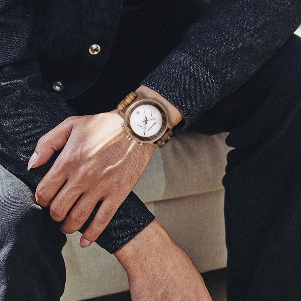 Shifenmei Wood Watch Chronograph Men Watch Luxury Brand Men Sports Watches Waterproof Quartz Wristwatch Male Relogio 4