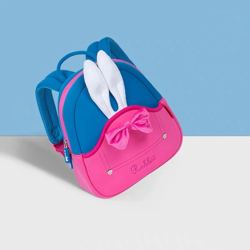 rabbit NOHOO 3D из мультфильма «тролли школьная сумка Детские рюкзаки Ангел школьная сумка Wings ребенок неопреновый Рюкзак mochila escolar подарки для детей - Цвет: rabbit