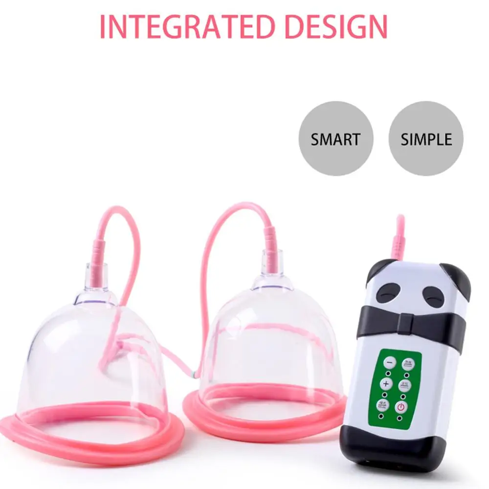 2 Sizes Breast Massage For Women Enhancement Enlargement Massager Vacuum Infrared Heating Suction Cup Enhancer Portable Operate