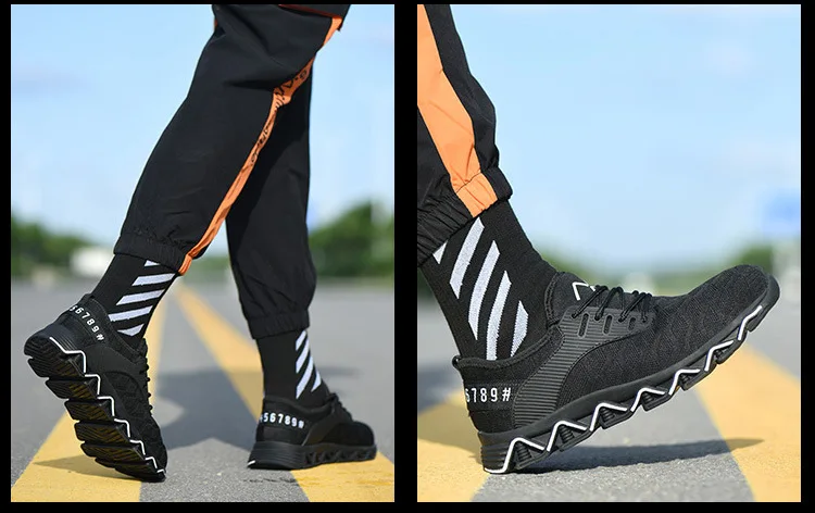 homens à prova de punctura sapatos de segurança tamanho 38-48