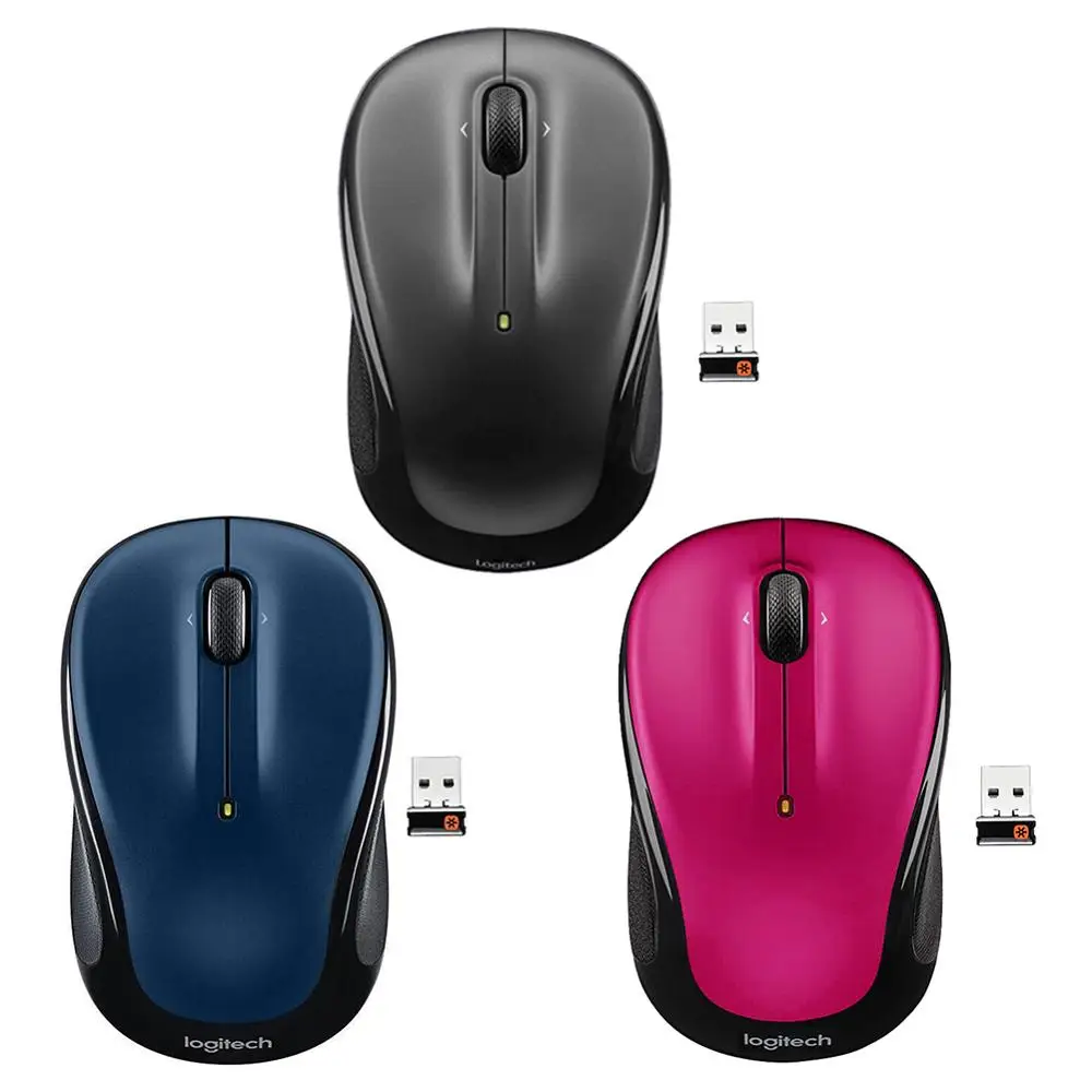 Logitech M325 Беспроводной Мышь бесшумный с 3 кнопками 1000 Точек на дюйм 2 4 ГГц игровой