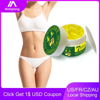 

Ginger Body Slimming Fat Burning Cream Anti-cellulite Weight Loss Massaging Gel Shaping Leg Arm Waist Effective 7 Days 30g