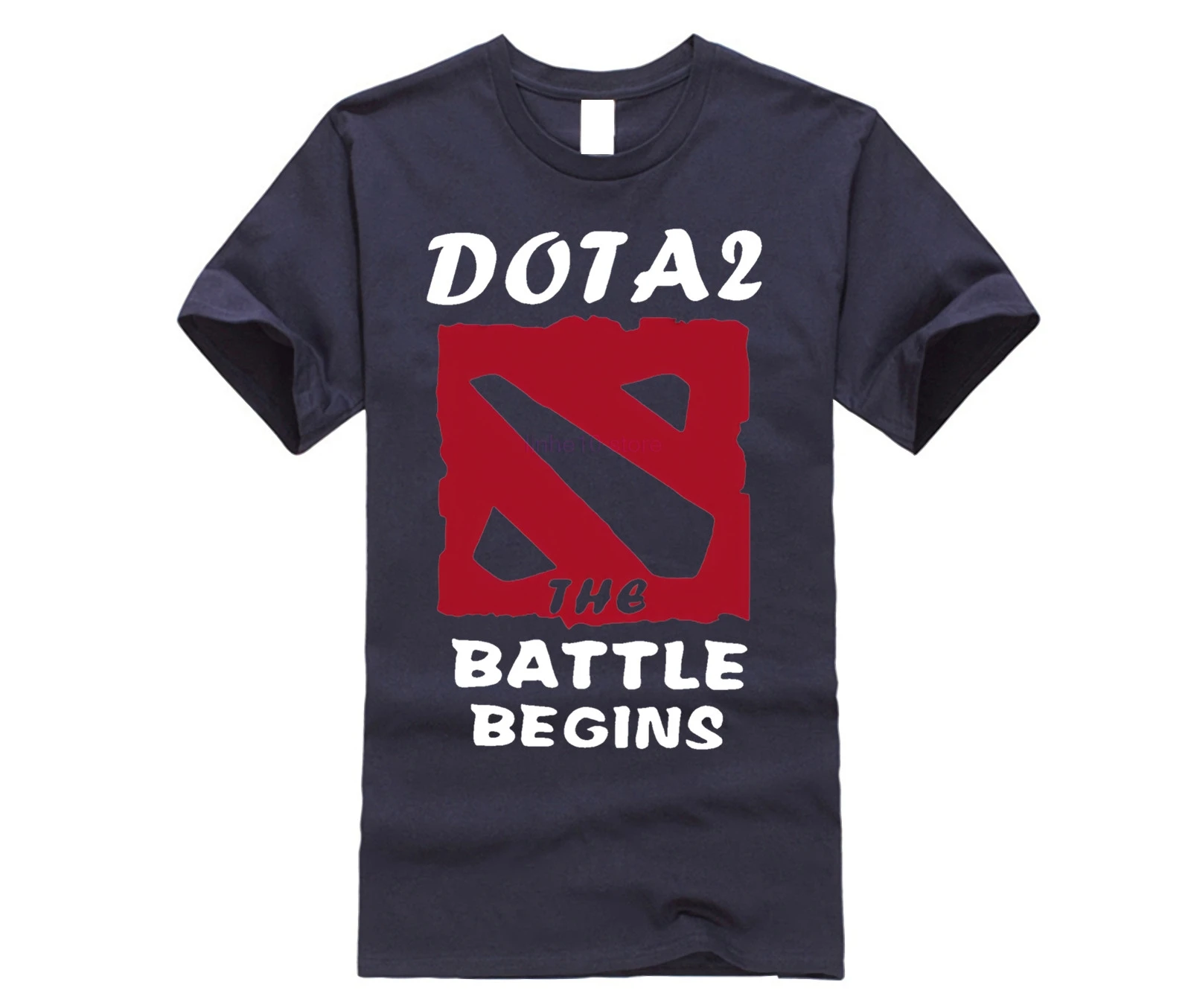  21kinds dota 2 print Men t shirt Nevermore Pandaren Brewmaster battle begins cotton DOTA2 causal te