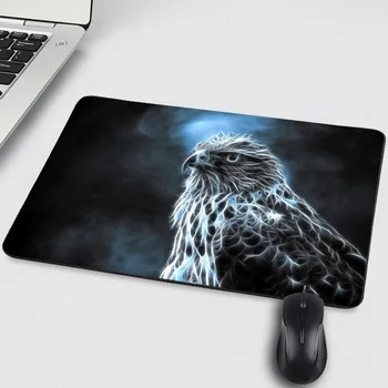 

Cool Hadsome Animals Falcon Owl Pattern Mousepad Creative Diy Design Table Mat For Pc Computer Laptop Keyboard Deskmat