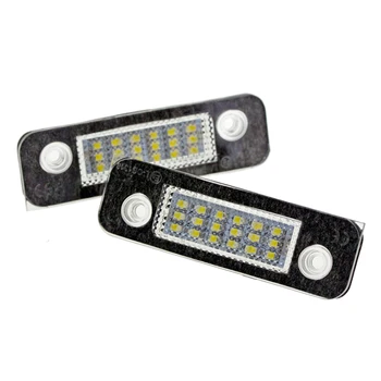 

LED License Plate Light Excellent Craftsmanship Well Enduring for Ford Mondeo MK2 1996-2000 Fusion Fiesta 2001- 1 Pair