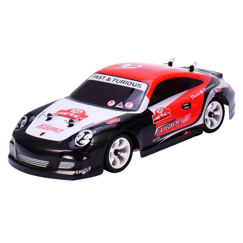 Wltoys K969 Радиоуправляемый автомобиль 1:28 четырехколесный 4WD привод внедорожный 2,4G пульт дистанционного управления сплав шасси 30 км высокоскоростной автомобиль дети игрушки