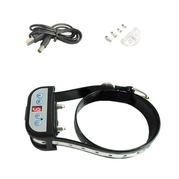 

USB Rechargeable Reflective Bark Collar - Beep / Vibration / Shock for Small Medium Large Dogs Breeds Hot