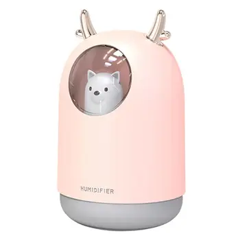 

USB Humidifier 300ml Essential Oil Diffuser Ultrasonic Cool Mist Aroma Air Oil Diffuser Romantic Color LED Lamp Humidificador