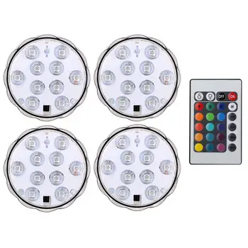 

1 Set LED Lights Waterproof Multi-color Remote Control LED Lamp without Battery