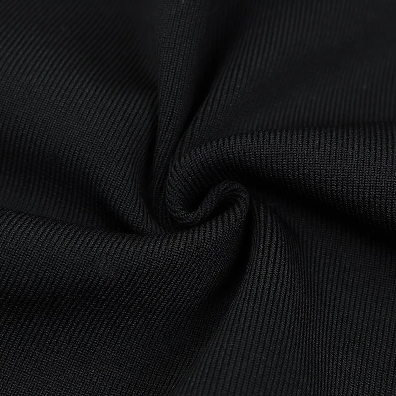 VC,, новое поступление, черное платье, с оборками, с разрезом, сексуальное, на тонких бретелях, v-образный вырез, праздничное платье-повязка знаменитости