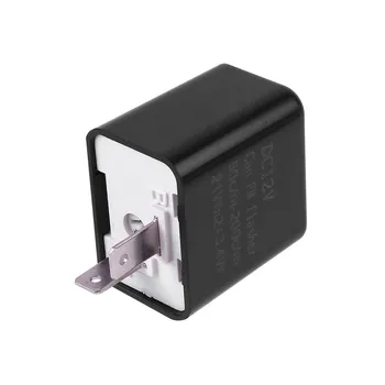 

Universal Adjustable Frequency Square Flashing LED Flasher Motorcycle LED Lights Turn Signal Indicator 12V Flash Relay Wholesale