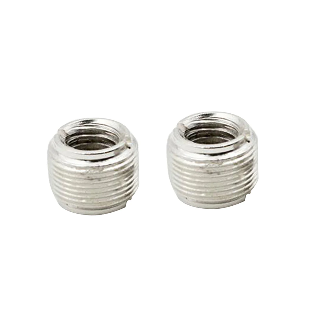 

2 Pieces Microphone Clip Screw Nut Adaptor 5/8" To 3/8" For Microphone Parts