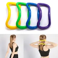 5 цветов, растягивающееся кольцо для йоги, круг для йоги, женское оборудование для фитнеса, фасция, массаж, тренировка, Пилатес, бодибилдинг, упражнения