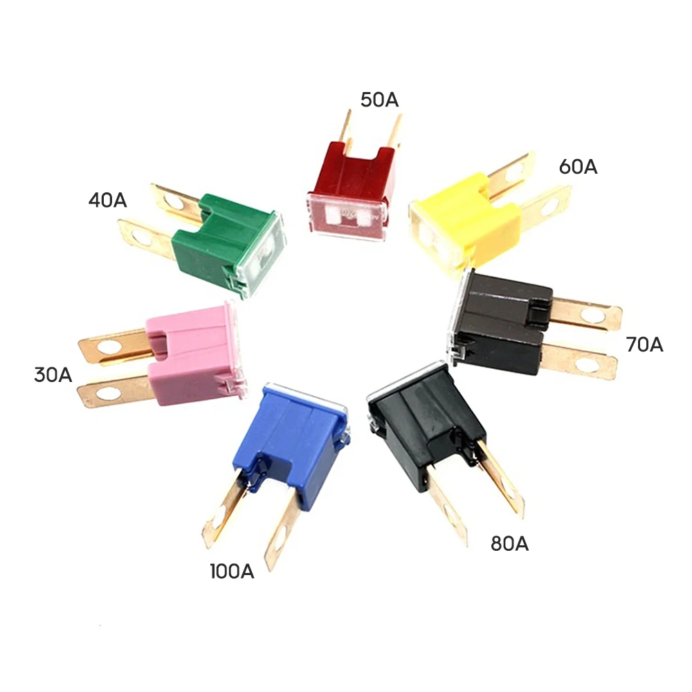 

Car Replacement Parts 30/40/50/60/70/80/100A JCASE FMX Pal Male Slow Blow Car Auto Fuse for Nissan Mazda H-o-n-d-a T-o-y-o-t-a