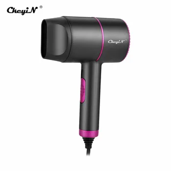 

Mini Hiar Dryer Strong Wind Professional Salon Blow Dryers Negative Ion Hot &Cold Air Dryer Portable For Home Traveling Nozzles