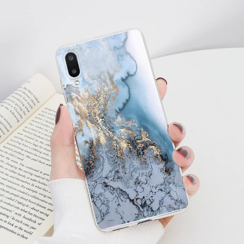 For Samsung Galaxy A02 Capa 6.5" Silicone Clear Transparent TPU Flower Animal Case For Samsung A02 A 02 A022F Bumper Fundas Etui kawaii samsung cases Cases For Samsung