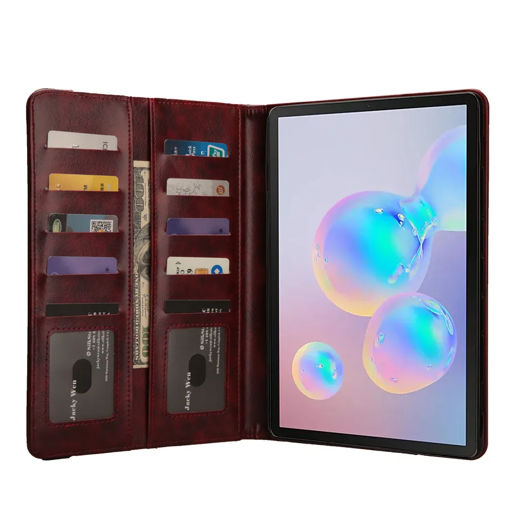 Кожаный противоударный чехол-подставка для Samsung Galaxy Tab S6 10,5 T860/T865