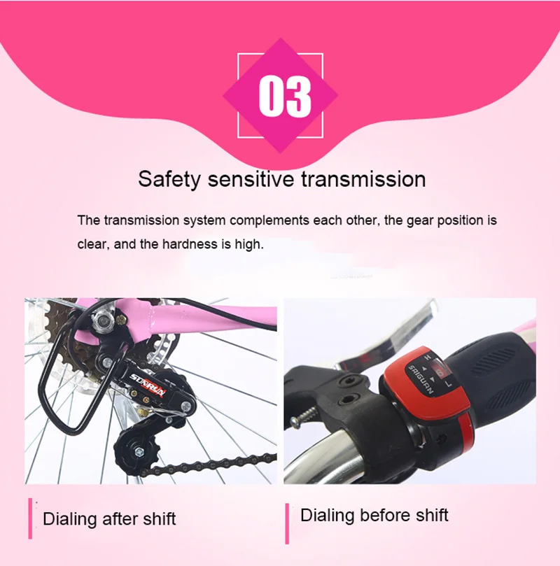 22/24 Inch Bicycle with Disc Brake for High School Student