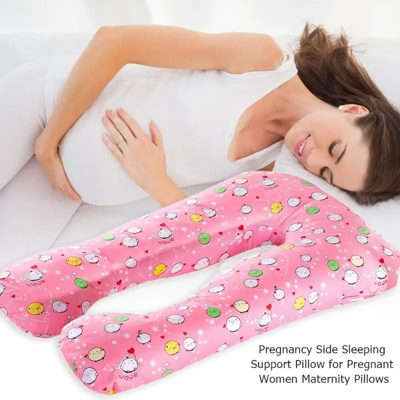 U-образная Подушка для сна, Подушка для беременных женщин, поддерживающая наволочку, хлопковое постельное белье, подушки для беременных, подушка для сна, Прямая поставка
