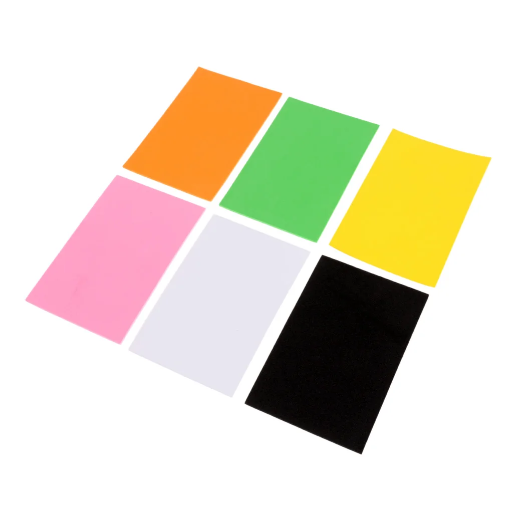 6pcs EVA Foam Sheet Fly Tying Materials, DIY Foam for Ant Bugs Bodies