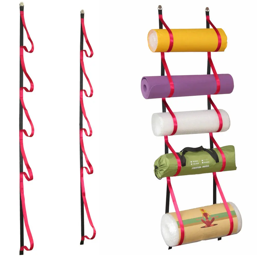 Cntashi Wall Mount Yoga Mat Foam Roller Soft bing Rack For Your