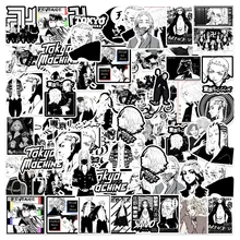 

10/30/50pcs Black and White Anime Tokyo Revengers Graffiti Stickers DIY Car Laptop Phone Waterproof Sticker for Kids Wholesale