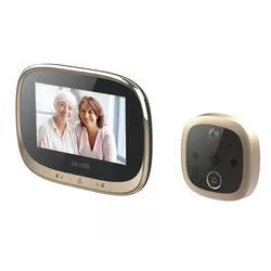 Gato olho campainha da porta bells sf550 câmera de segurança vídeos inteligente alarme do telefone da porta para uso doméstico bedroo
