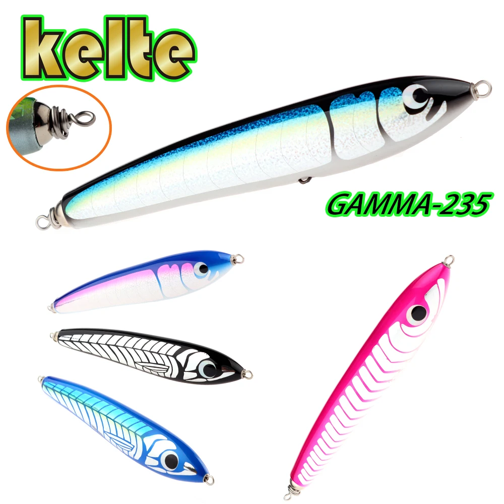 Wood Lure/stick Bait/pencil Wood Gamma235/wood Popper/casting Lure