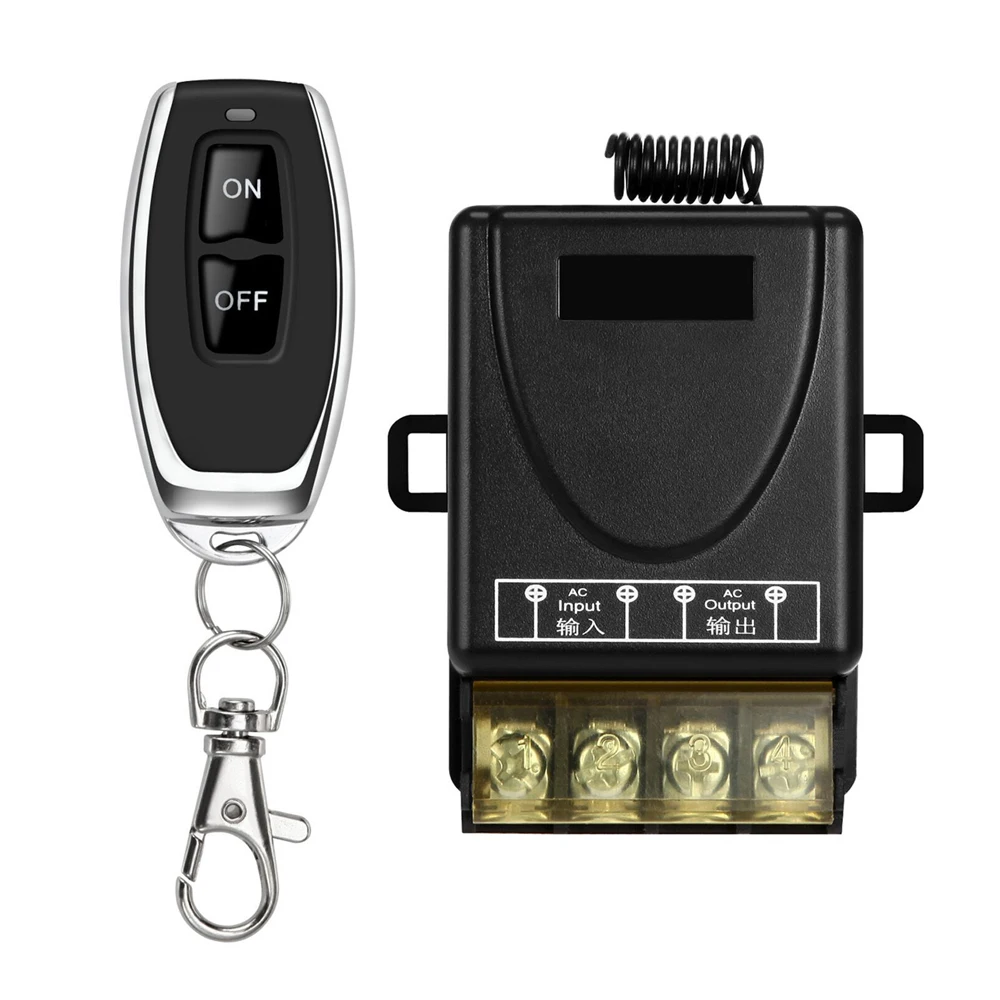 

New 3000W 433MHz High-Power Remote Control Switch AC 90V-264V Transmitter Receiver Set for Factory Farm Office Ventilation Pump