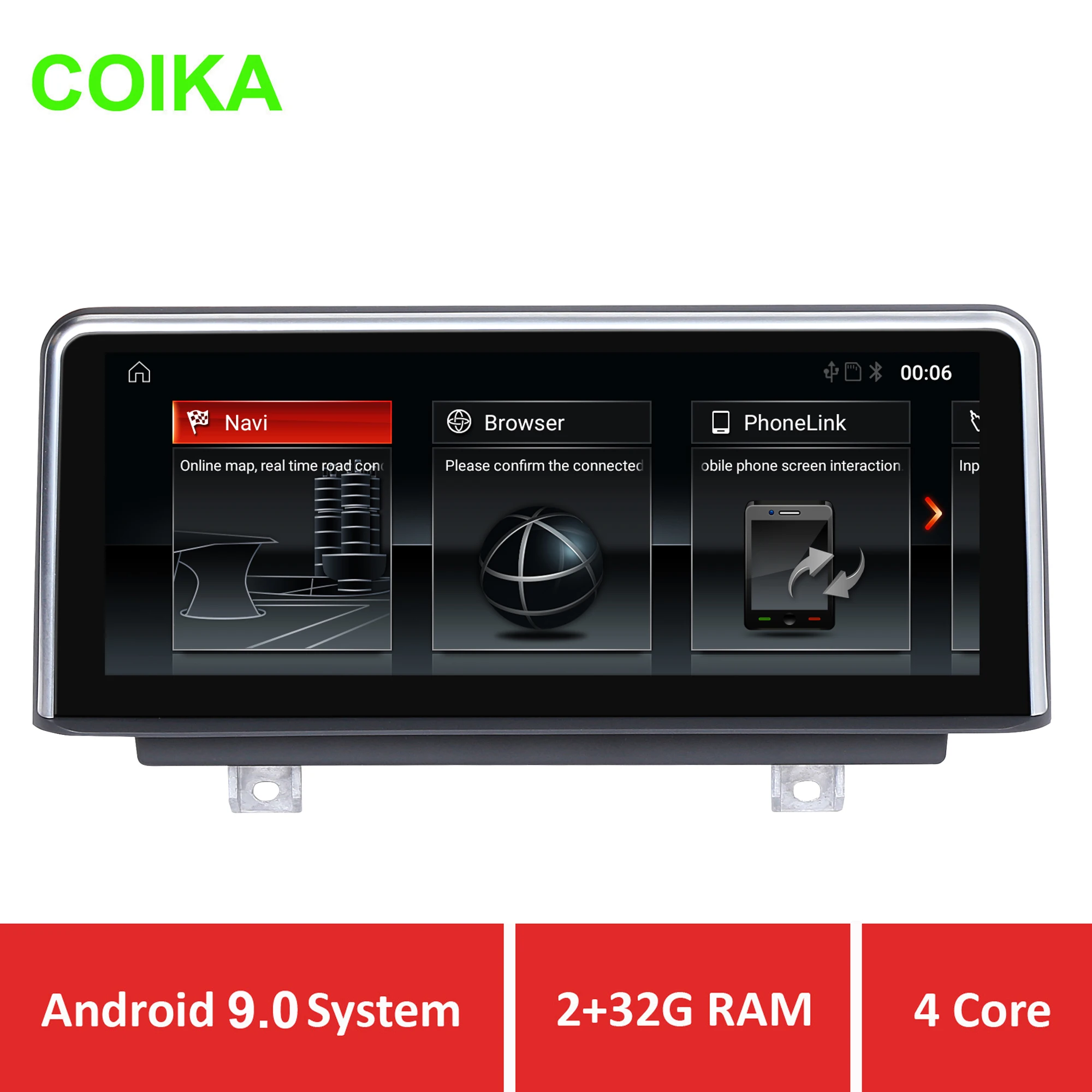 COIKA 8," ips сенсорный экран для F22 F45 F46 F87 EVO Android 9,0 система автомобиля gps Navi Мультимедиа стерео wifi Phonelink Carplay