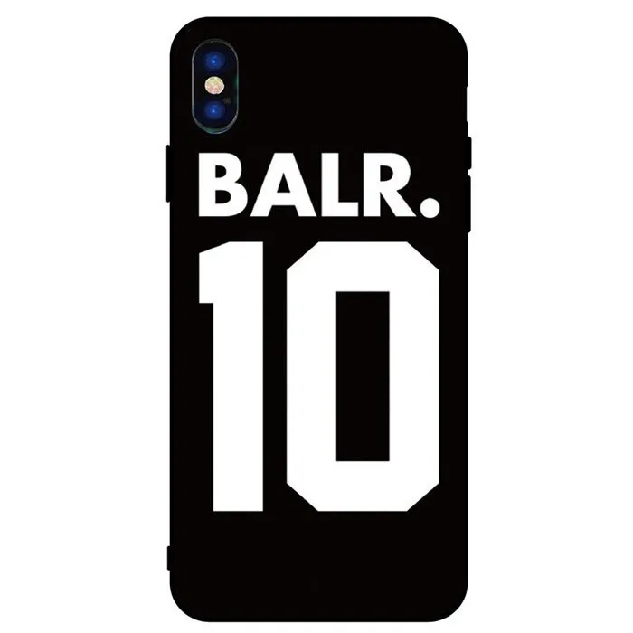 Для iPhone X BALR Мягкий Силиконовый ТПУ чехол для телефона для iPhone 8 7 6 6S Plus X XS MAX XR 10 5S SE Coque Shell