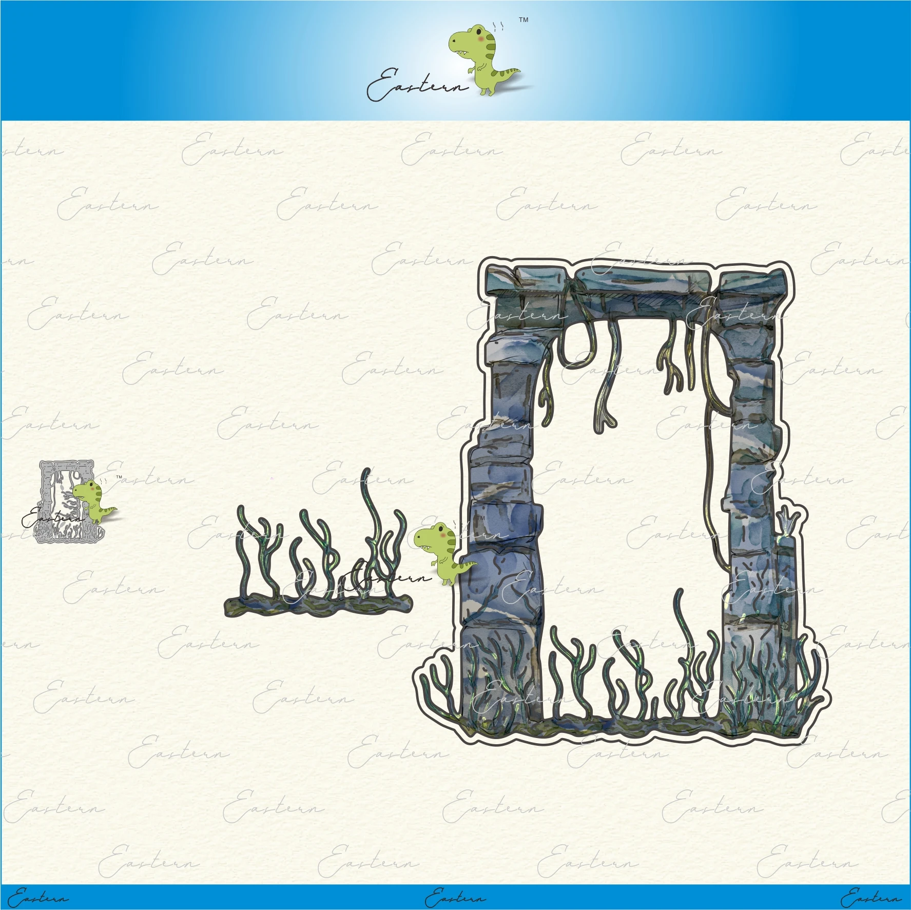 

Old Ruins metal cutting dies 2021 new diy molds Scrapbooking Paper Making die cuts crafts